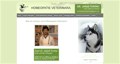 Desktop Screenshot of homeopatieveterinara.ro