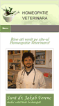 Mobile Screenshot of homeopatieveterinara.ro